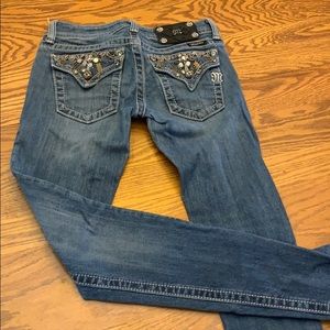 Miss me skinny medium wash jeans